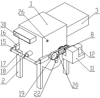 Fishing reef production raw material crushing device for crushing oyster shells and steel slag