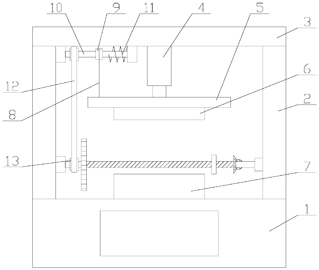 Stamping system with cleaning function for automobile part manufacturing