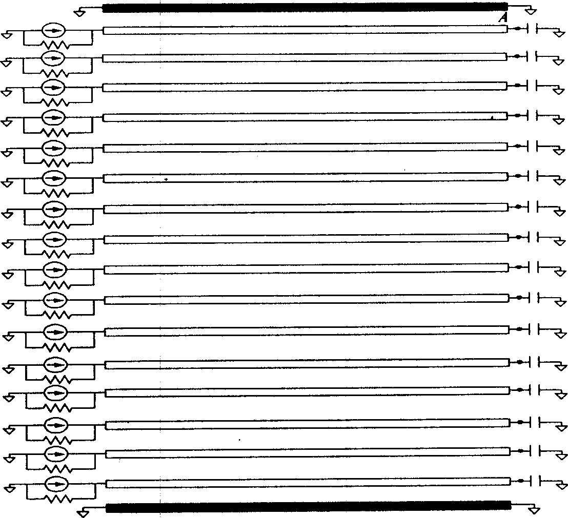 Cost reducing method for RCS interconnected circuit with multi-output and multi-input