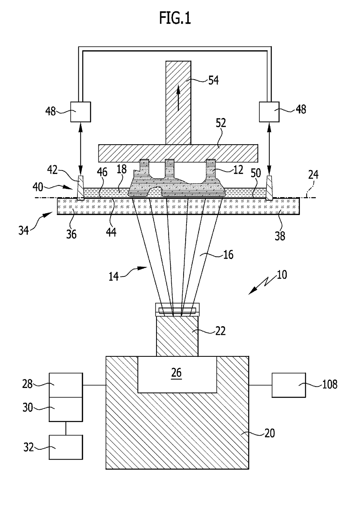 Method and system for producing a three-dimensional object