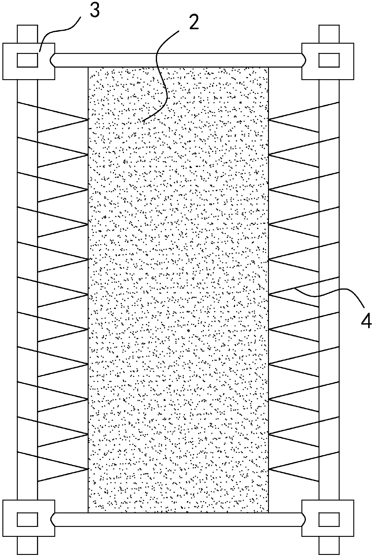 An embroidery method using fluffy fabric as base material