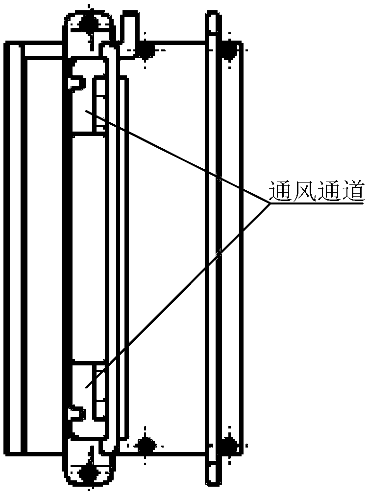 A head-up display highly integrated module cooling structure