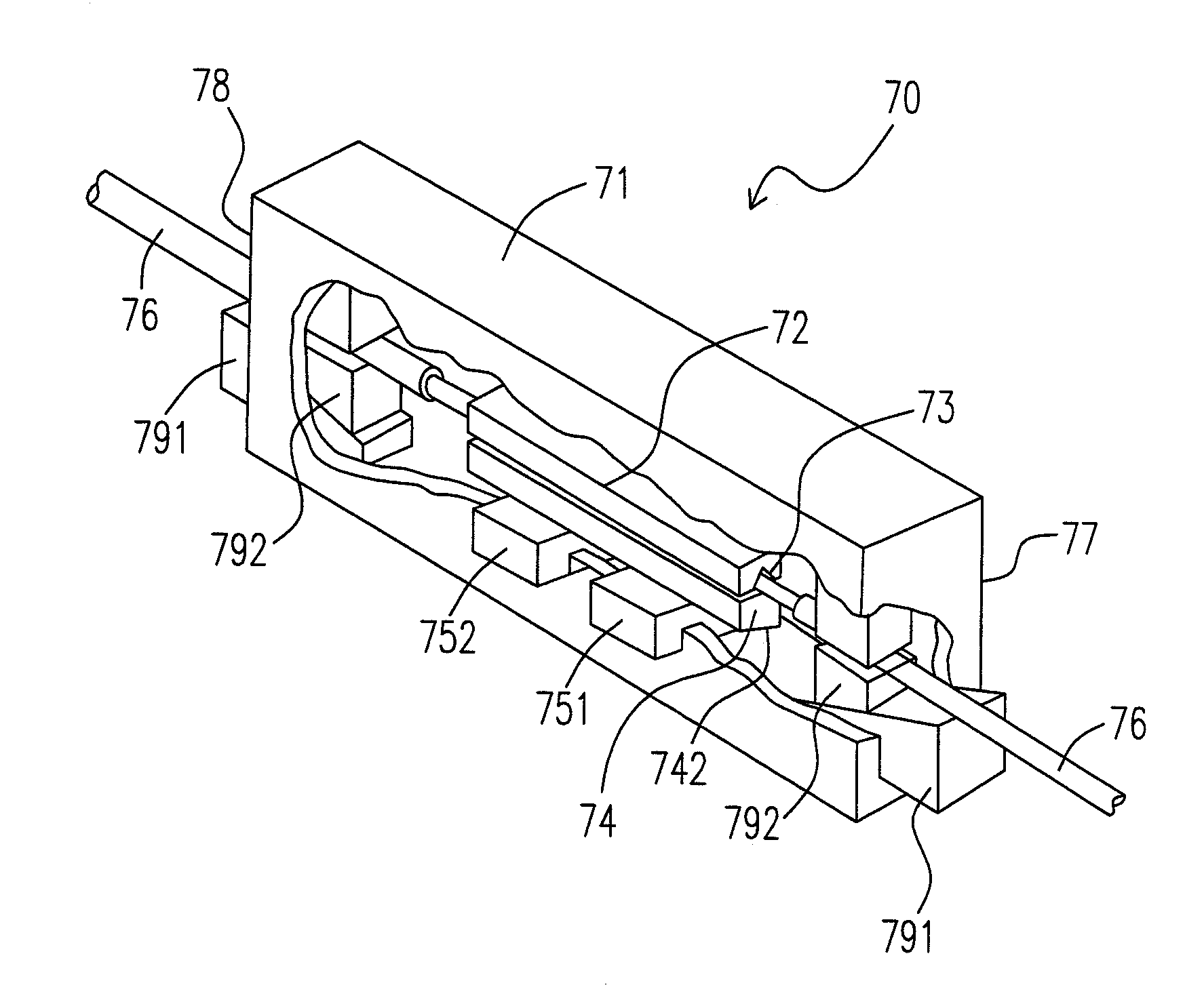 Optical fiber mechanical wedge splice