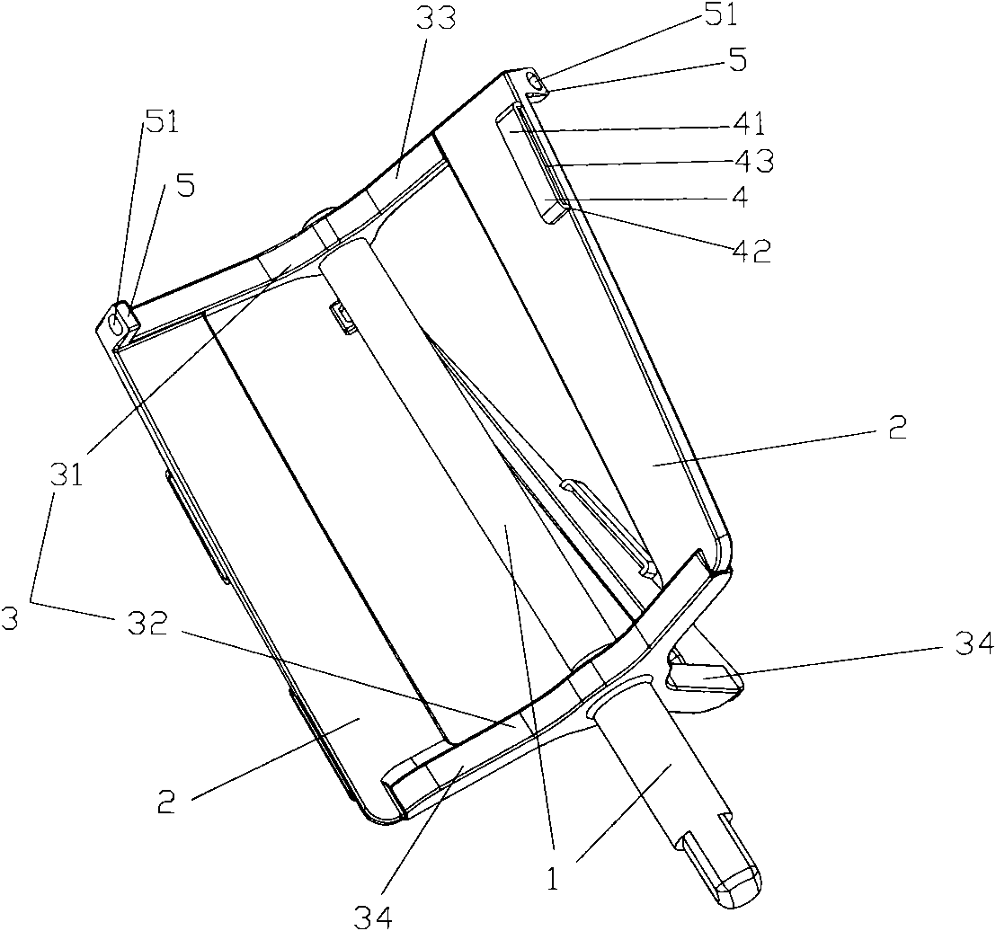 Mixer shaft of hard ice cream machine