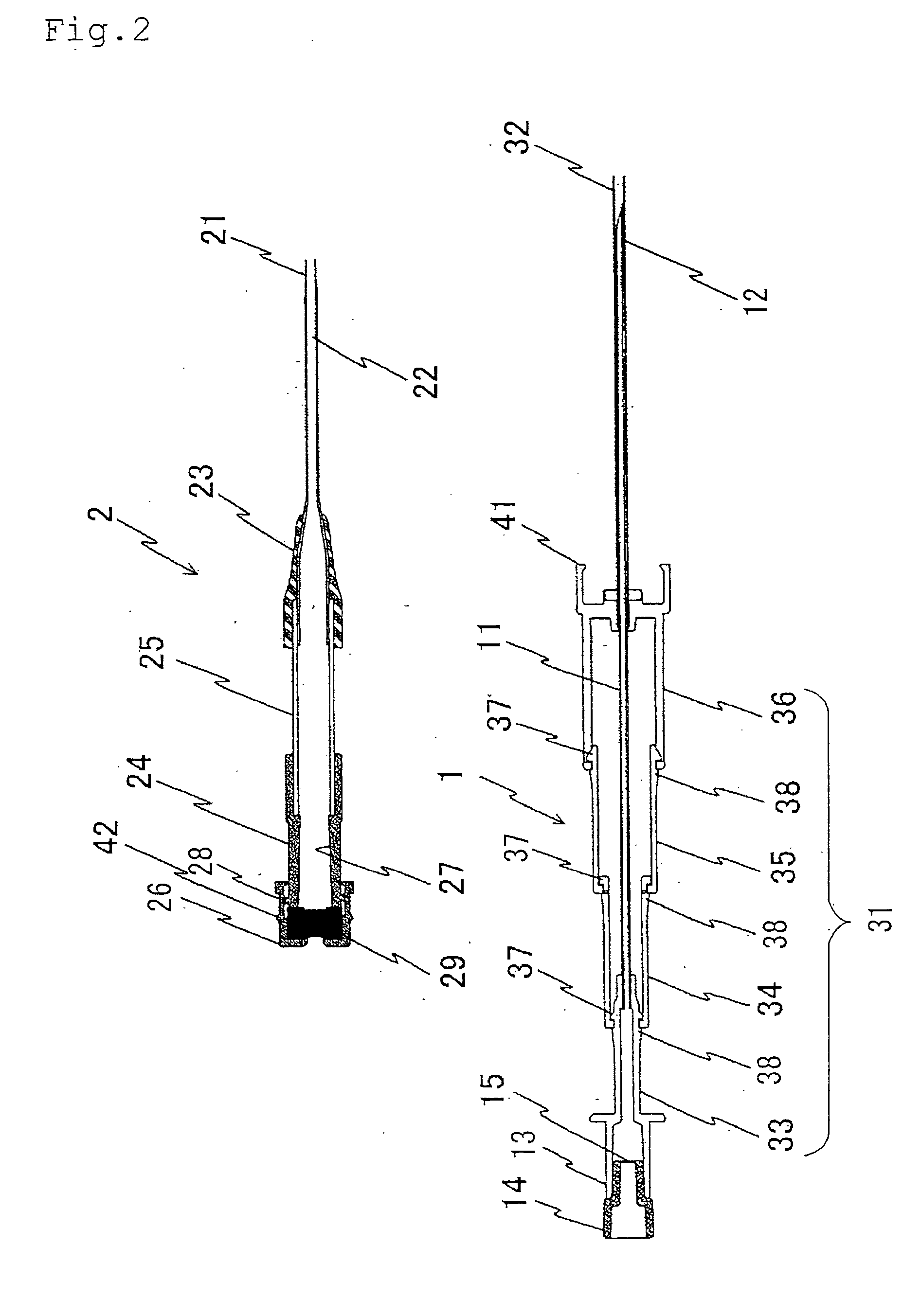 Safety indwelling needle