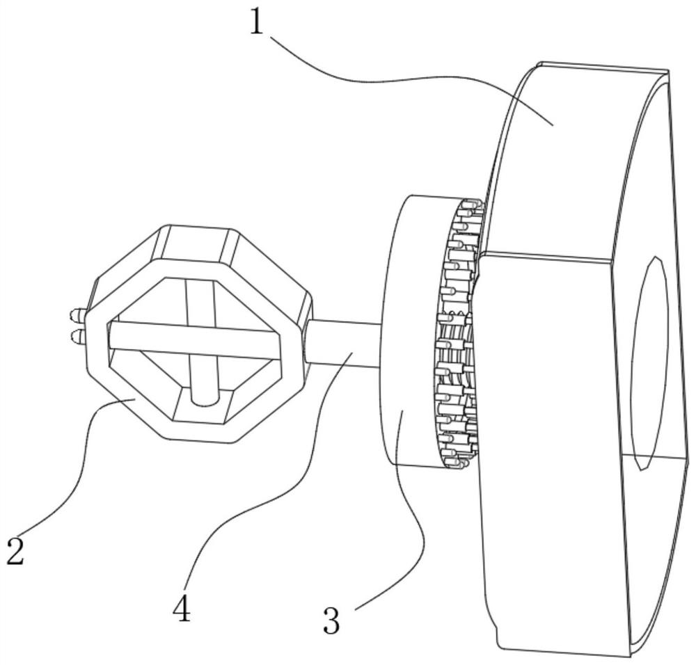 LED light source packaging structure for electronic information engineering