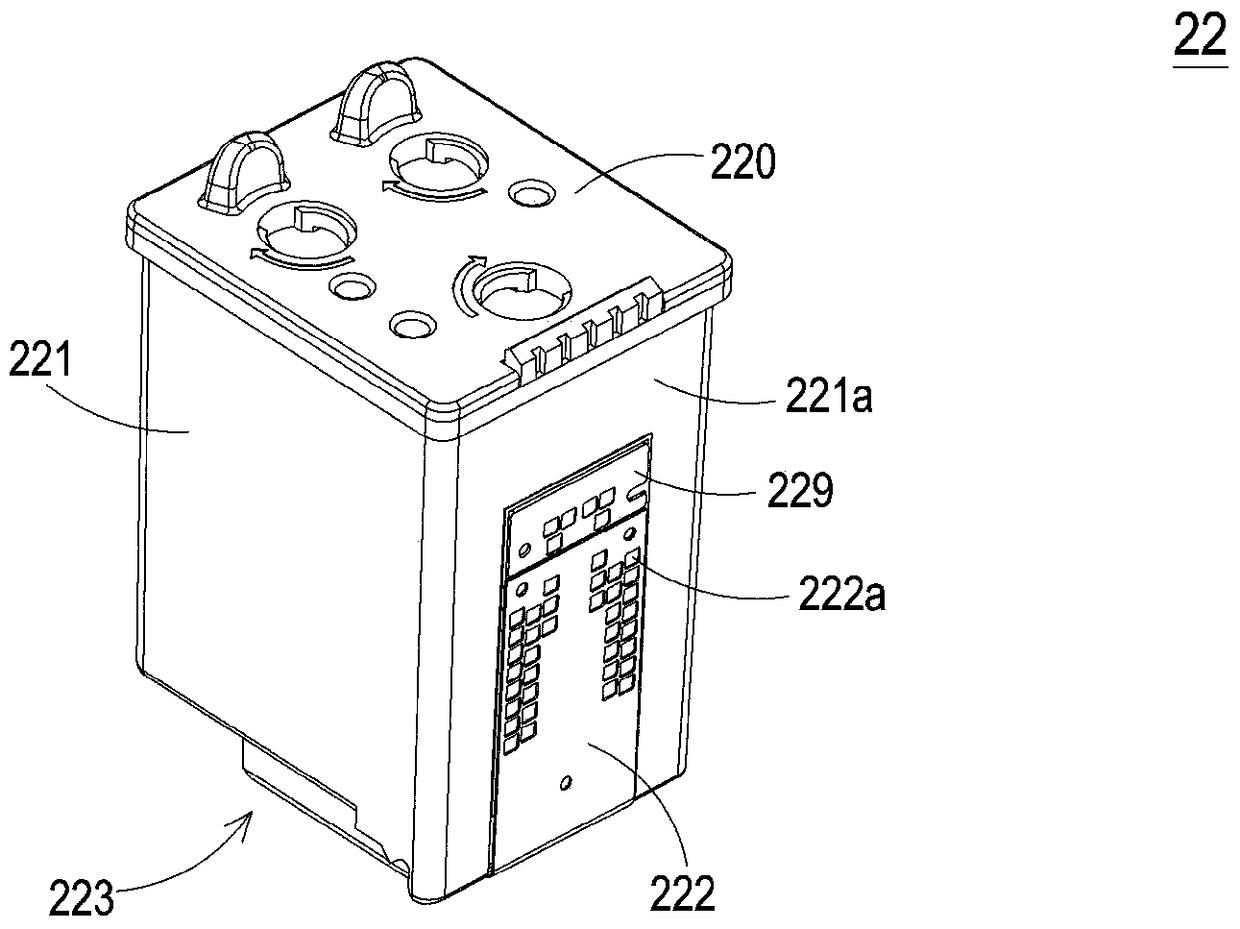 Printing module of rapid prototyping device