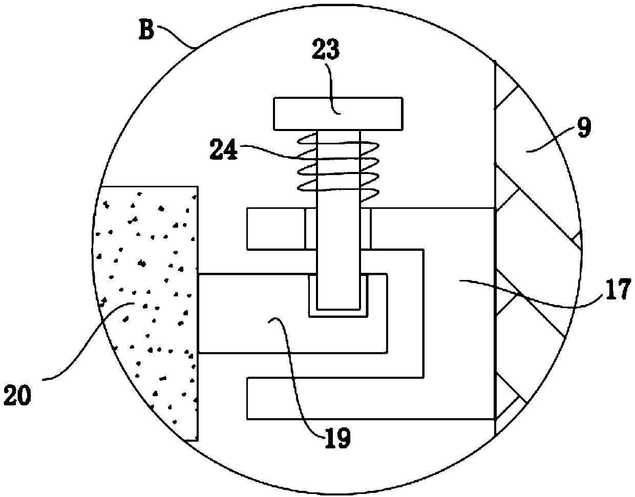 A water storage structure for bridge plugging