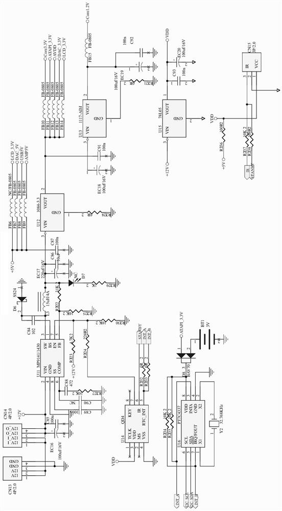 Control circuit of intelligent digital photo frame