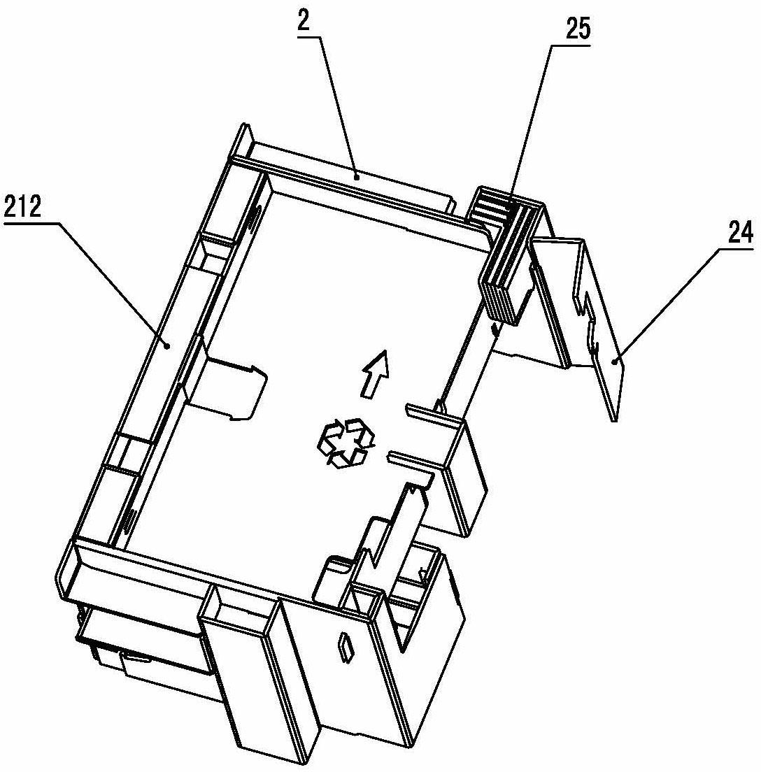 Paper inside liner of packing case and packing case with same