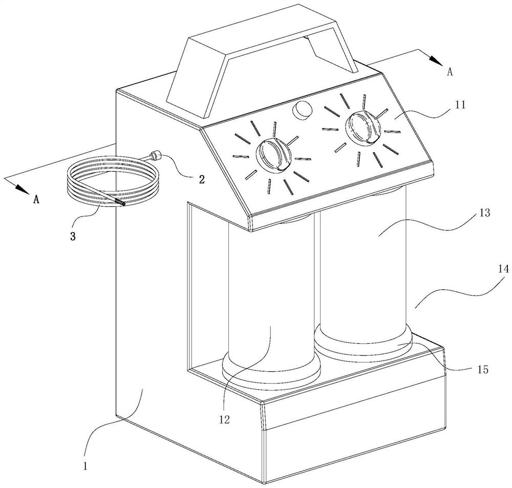 Negative pressure gastric lavage device for pediatricians