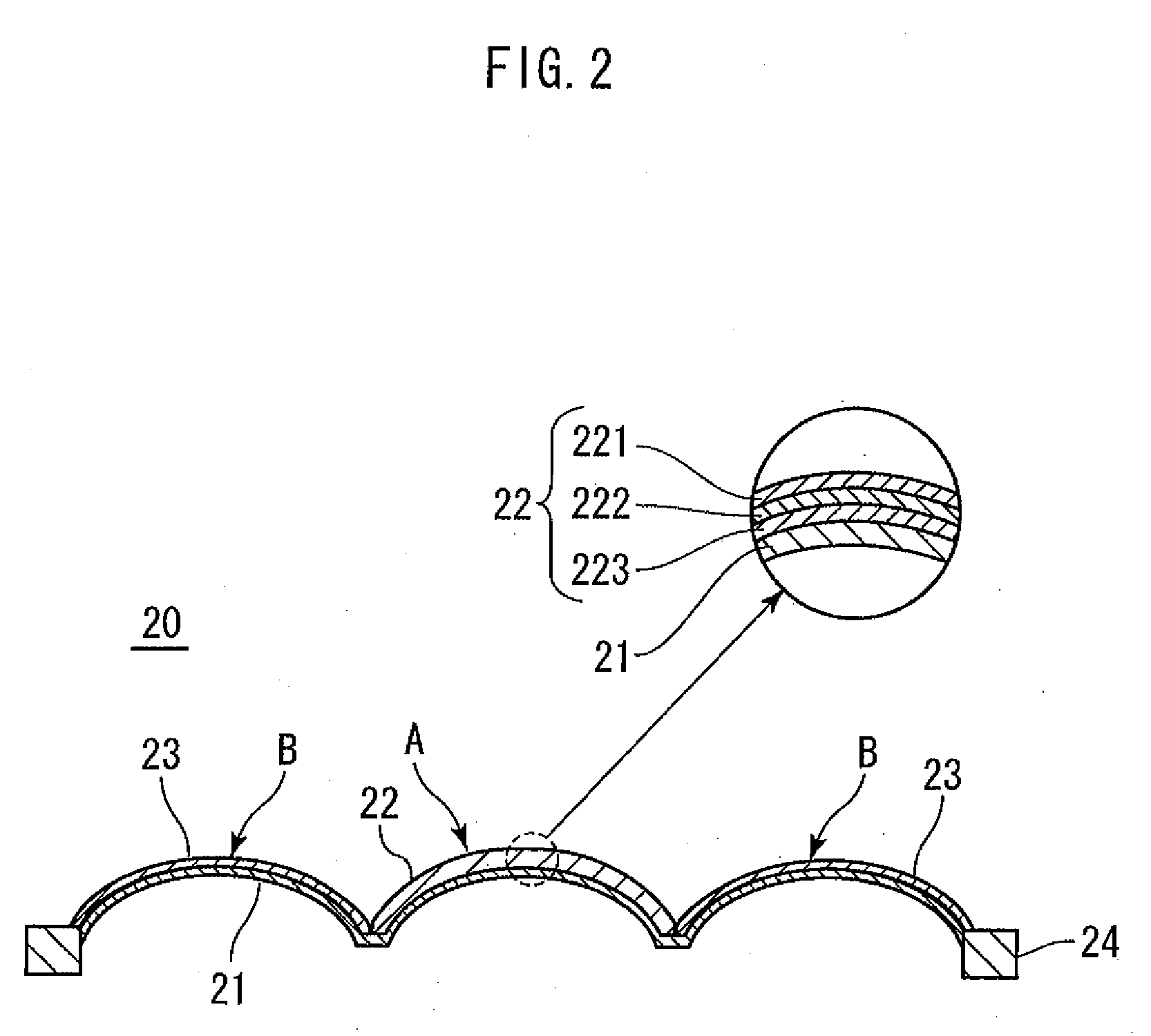 Dome-shaped diaphragm and loudspeaker using the same