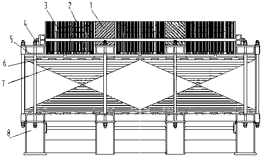 35KV novel shell type power transformer body structure