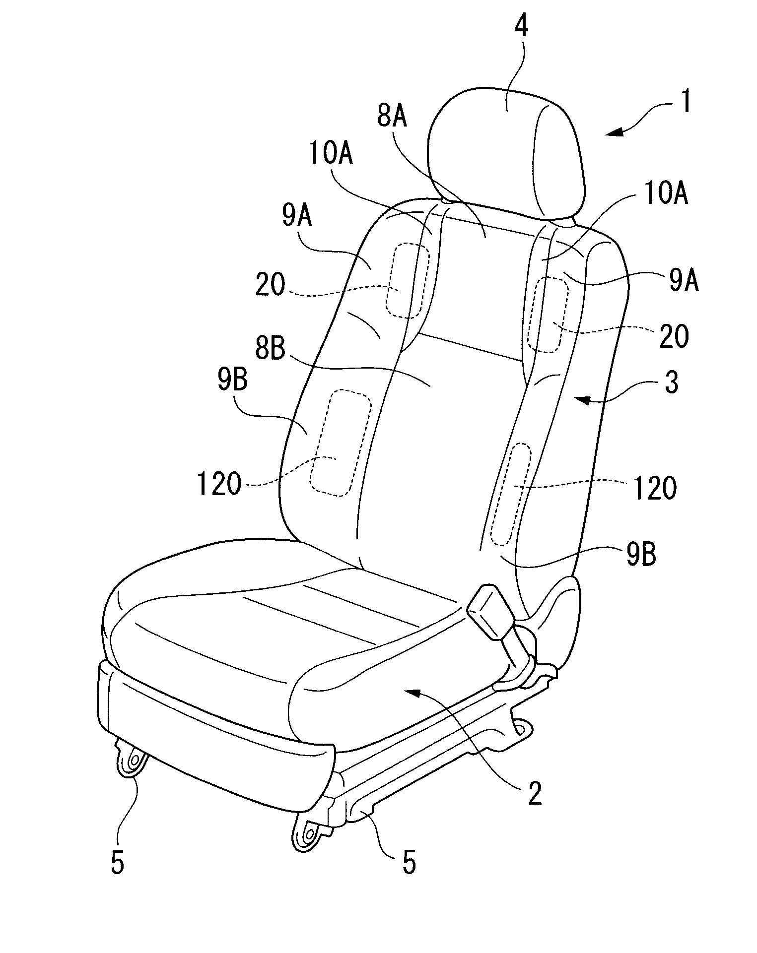 Seat of vehicle