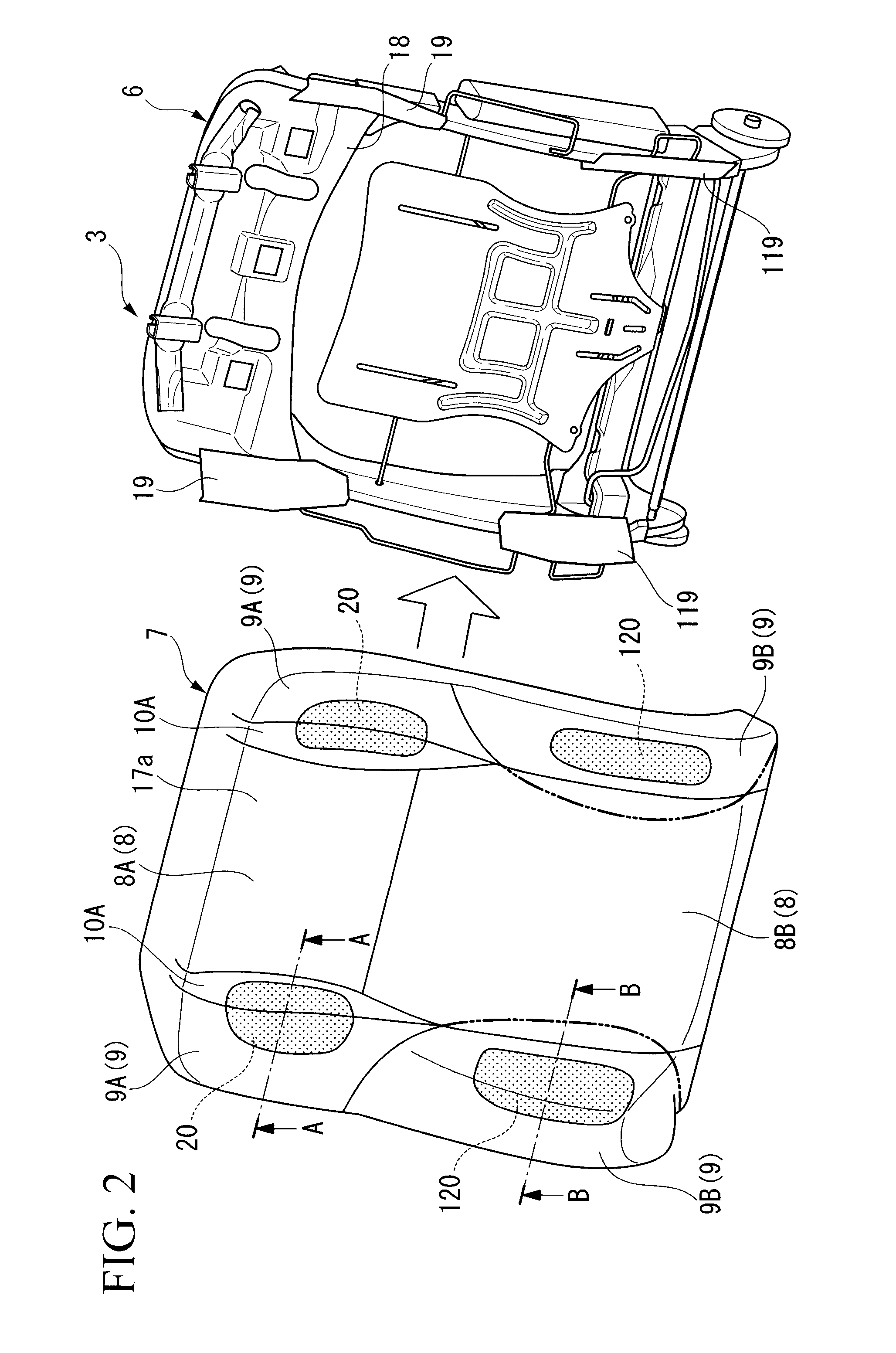 Seat of vehicle