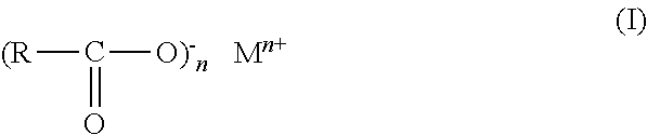 Aerosol comprising a starch compound and a (c8 to c20) monocarboxylic acid compound