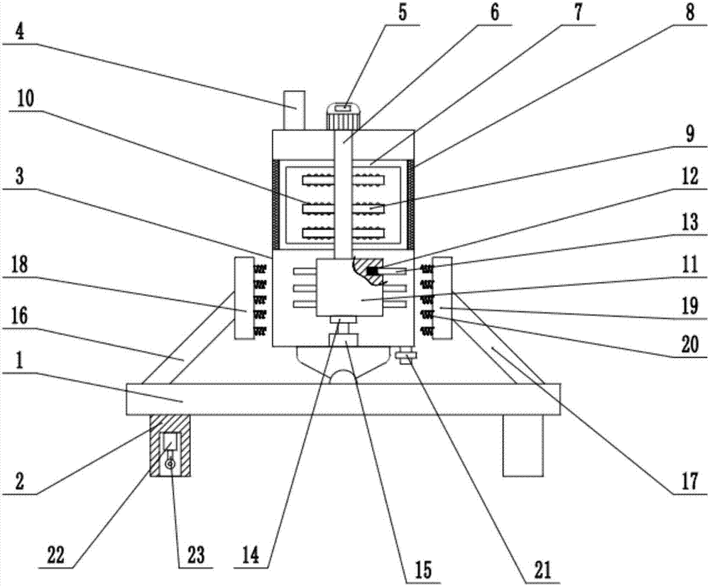 Architectural coating stirring device