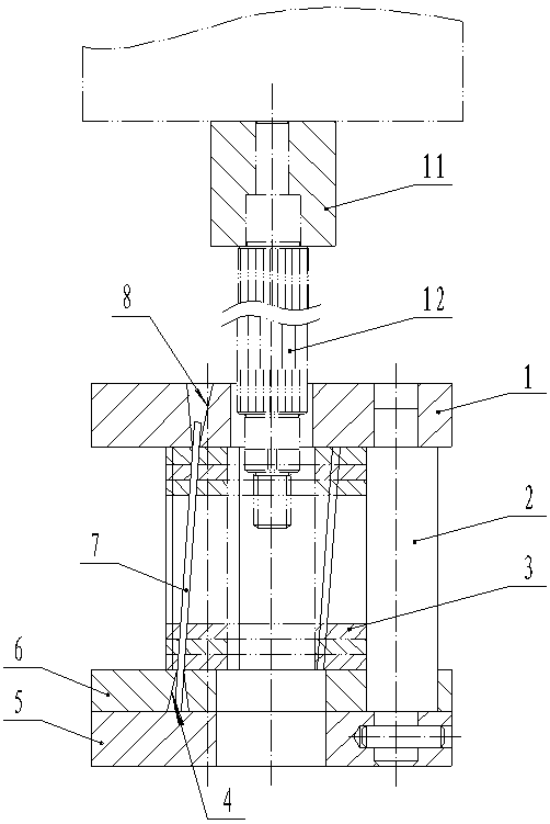 Skew stacked rotor press-fitting fixture