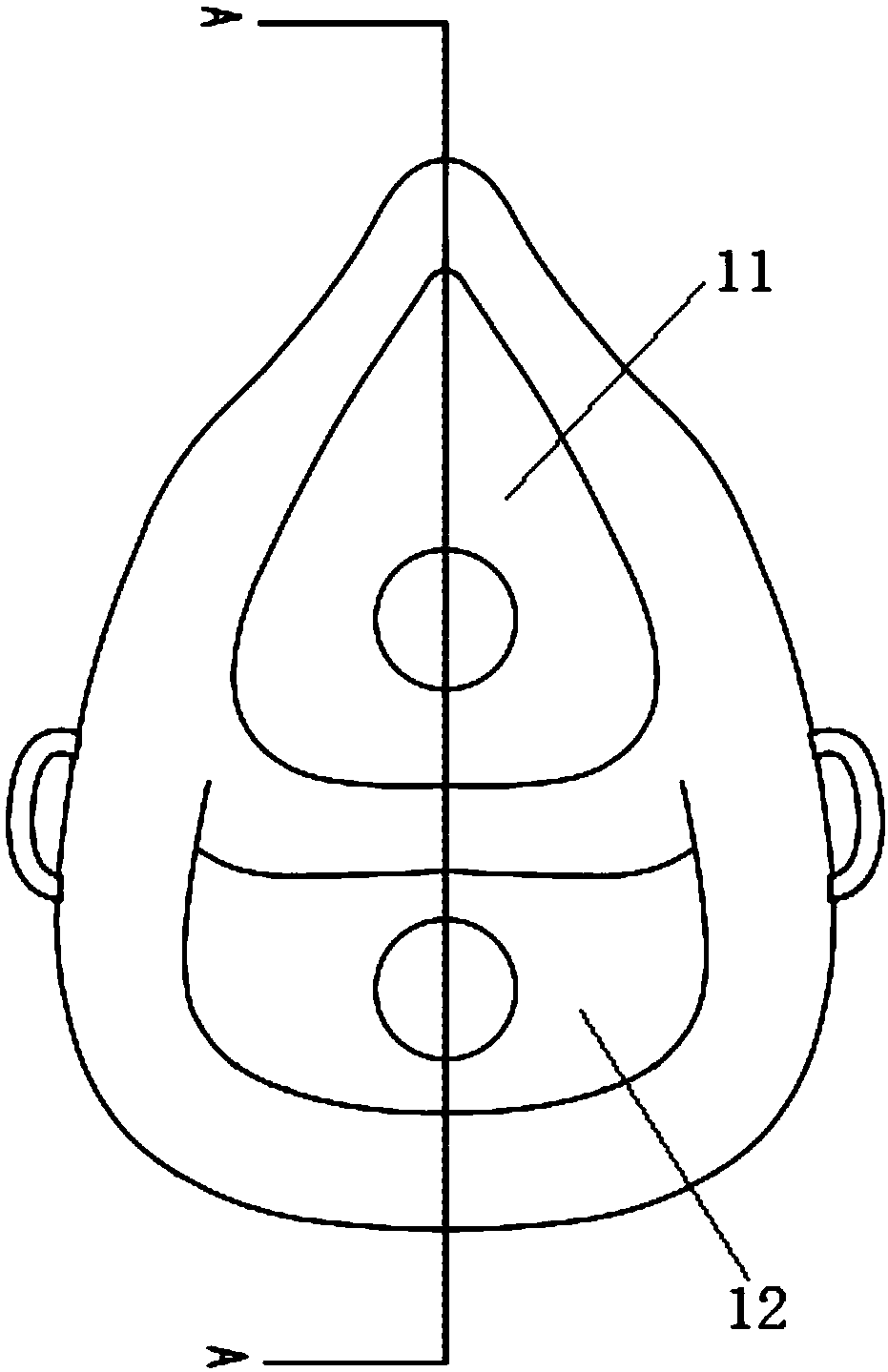 Breath training detection device and detection method