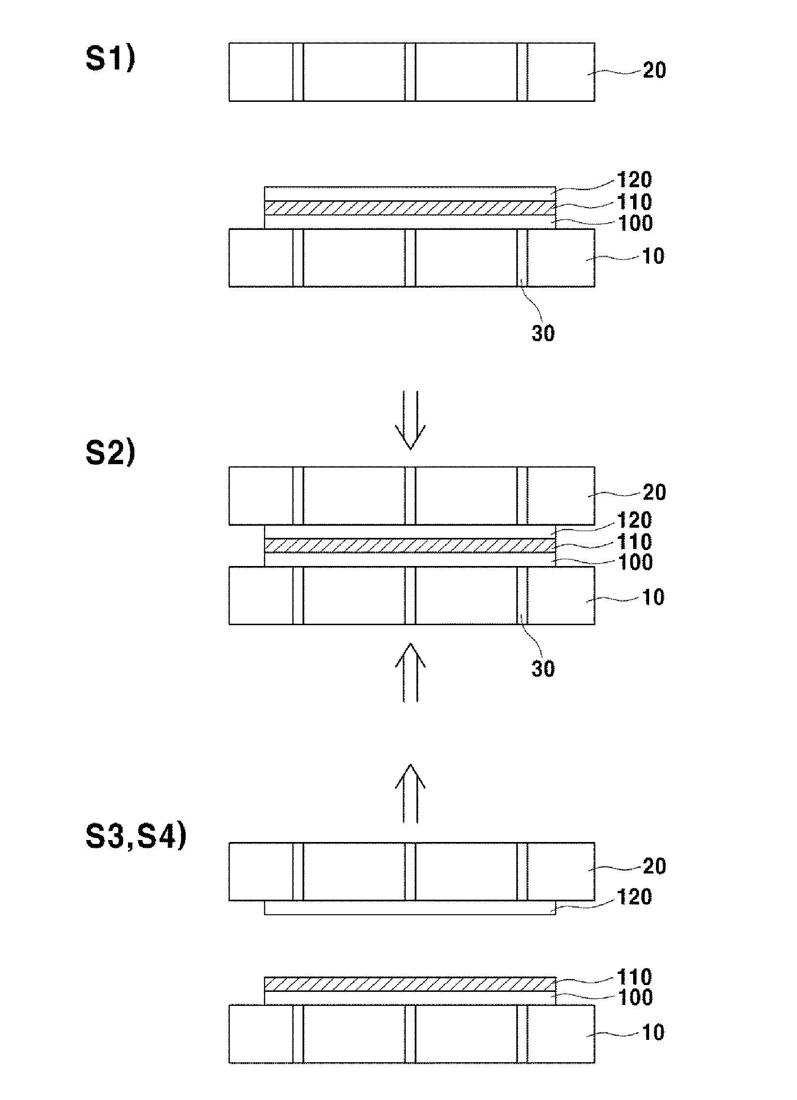 Method for transferring graphene using a hot press