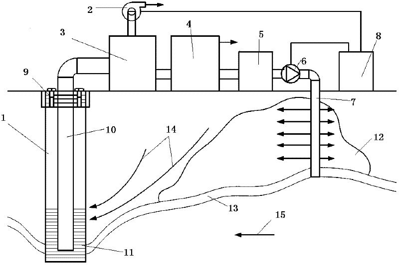 In situ integrated restoring system and method of petroleum polluted soil