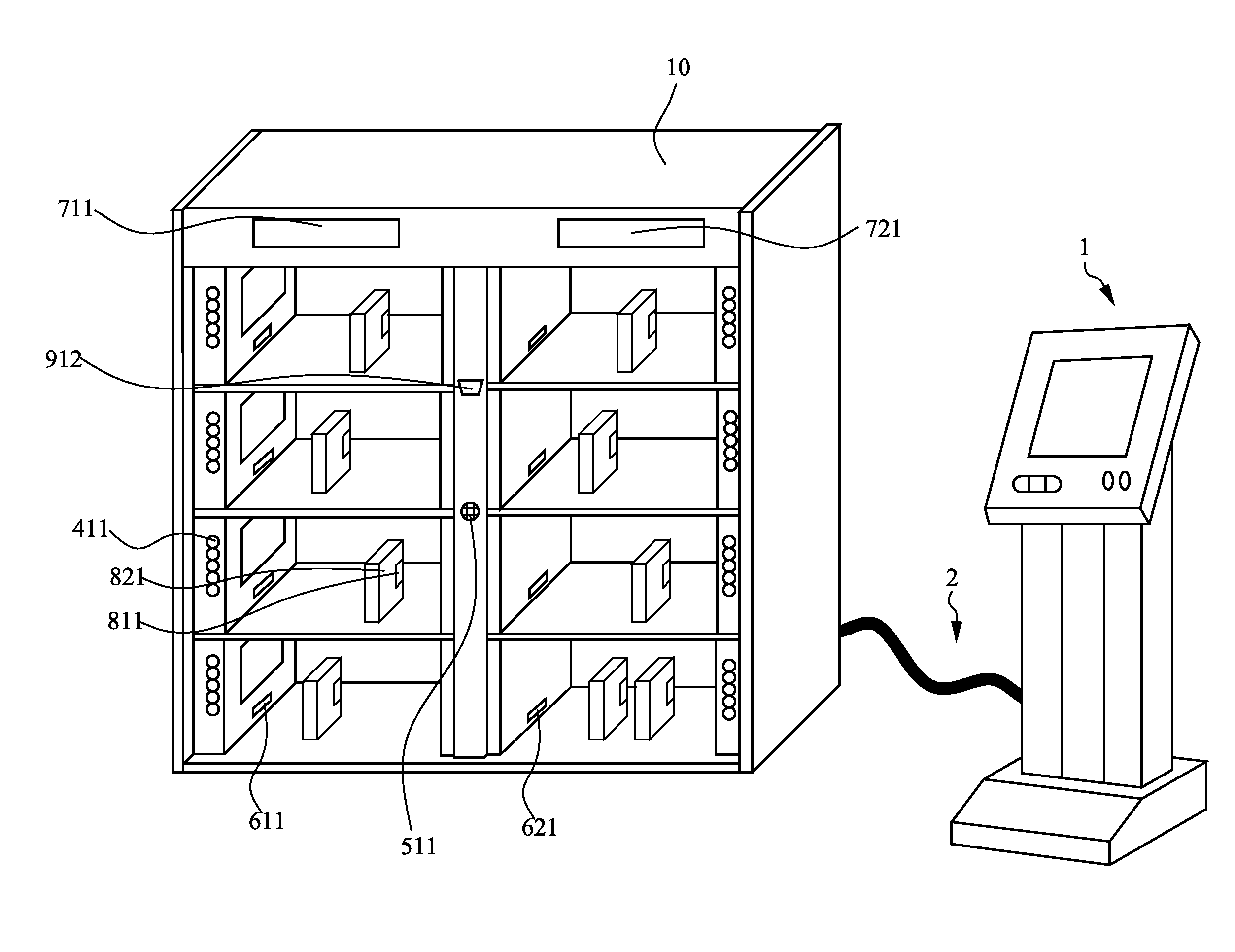 Rfid-based intelligent storage cabinet and the management method thereof