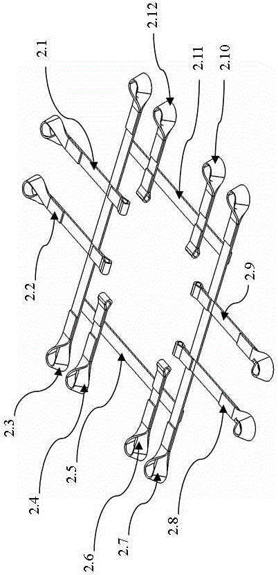 Automobile airbag shell structure