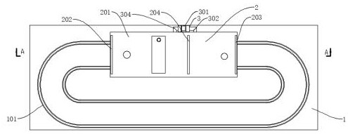 Stacking and maintenance device for cement board production and using method thereof