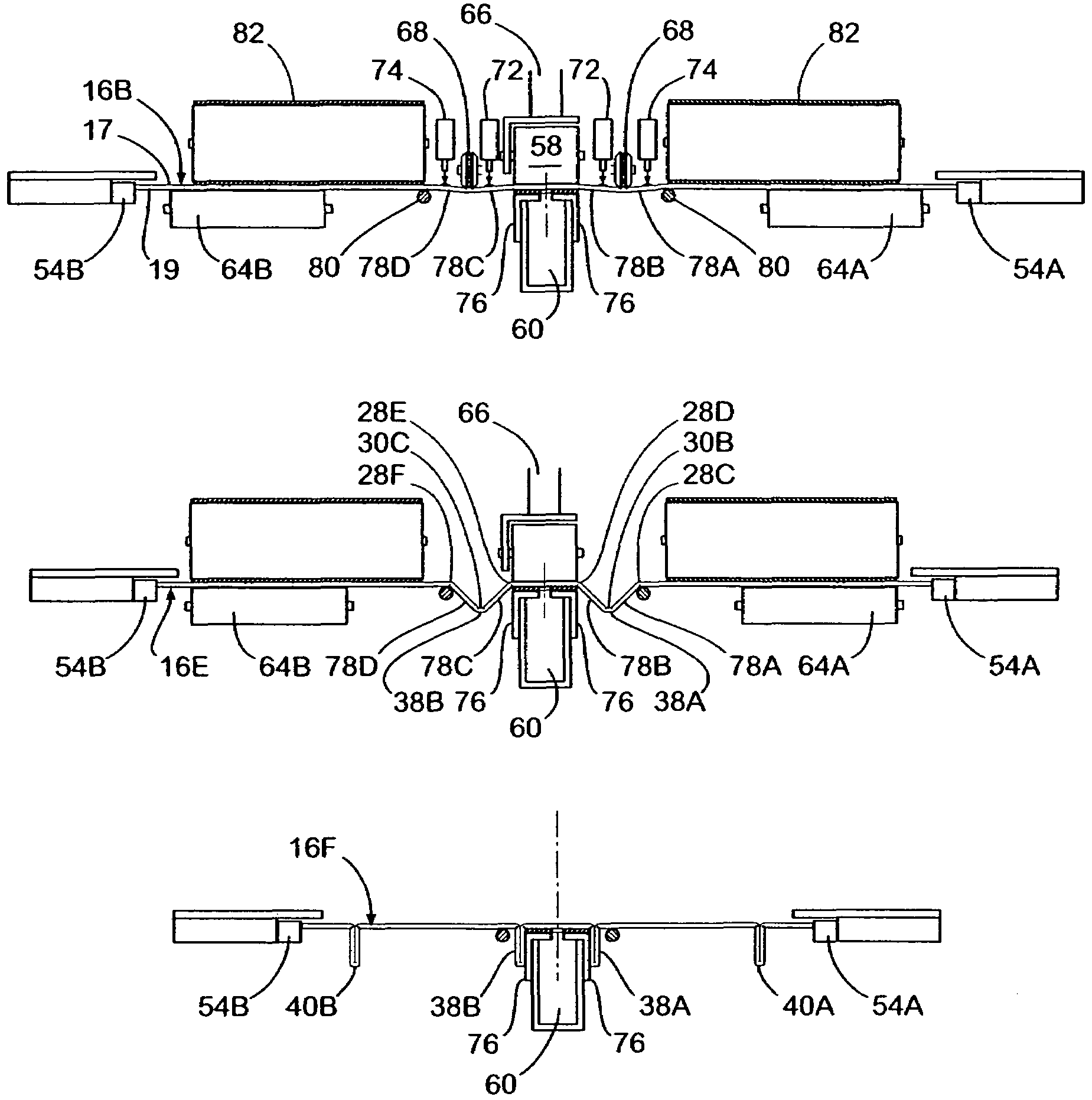 Automatic machine and method for forming a corrugated pallet