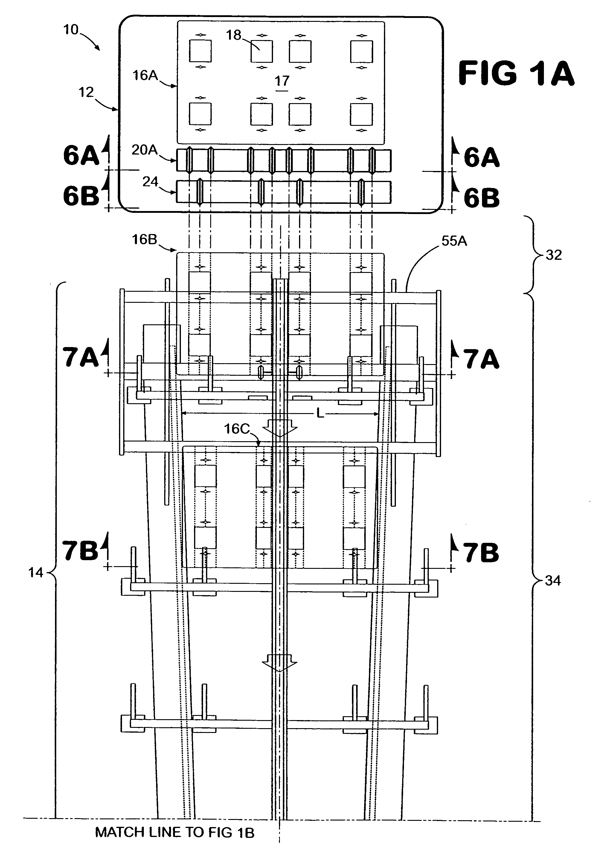 Automatic machine and method for forming a corrugated pallet