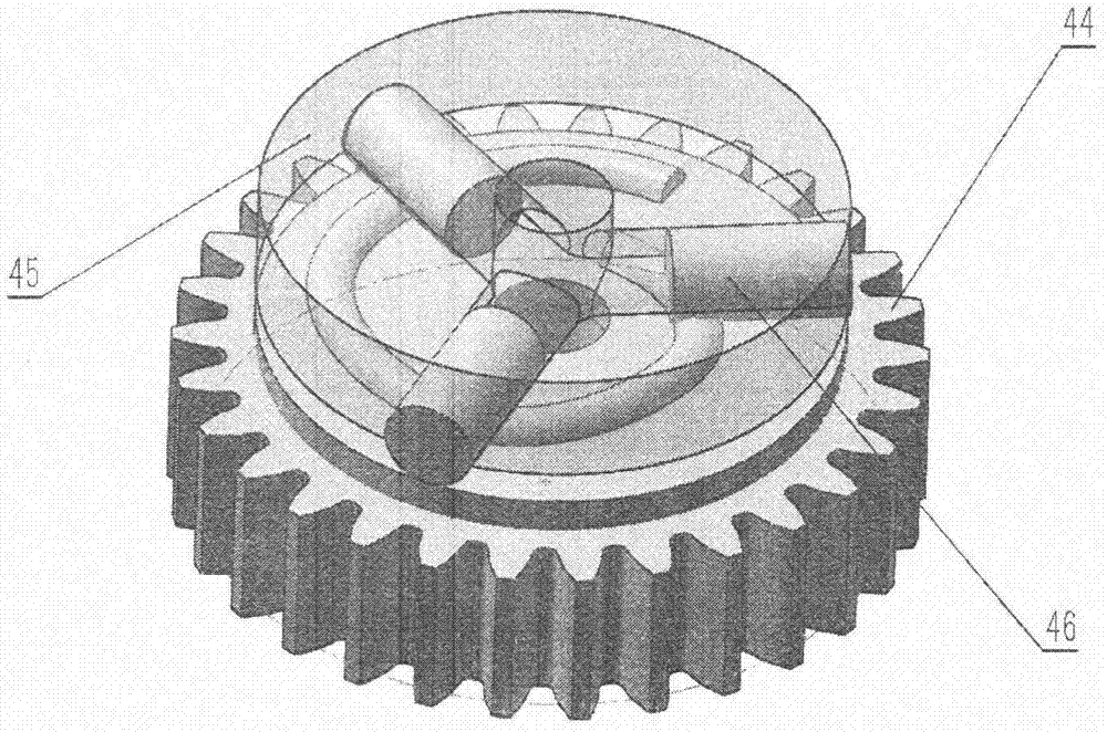 Swinging arm type tracked robot