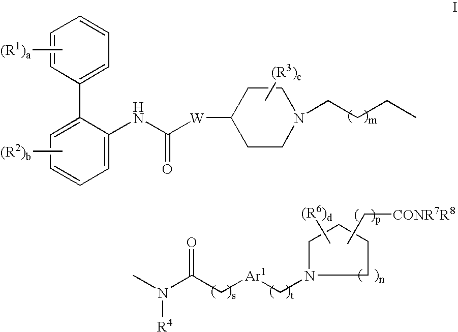 Biphenyl compounds useful as muscarinic receptor antagonists