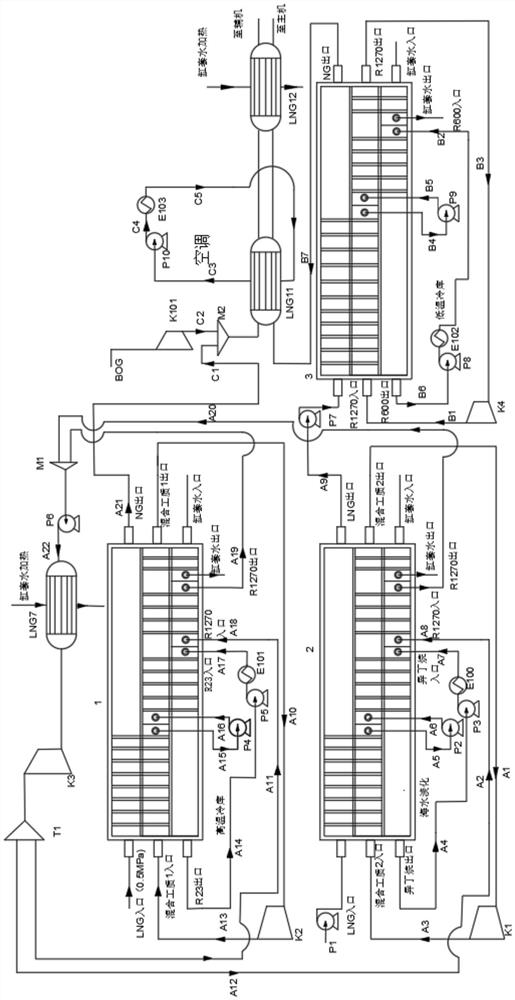 A new comprehensive cold energy utilization system for liquefied natural gas-powered container ships