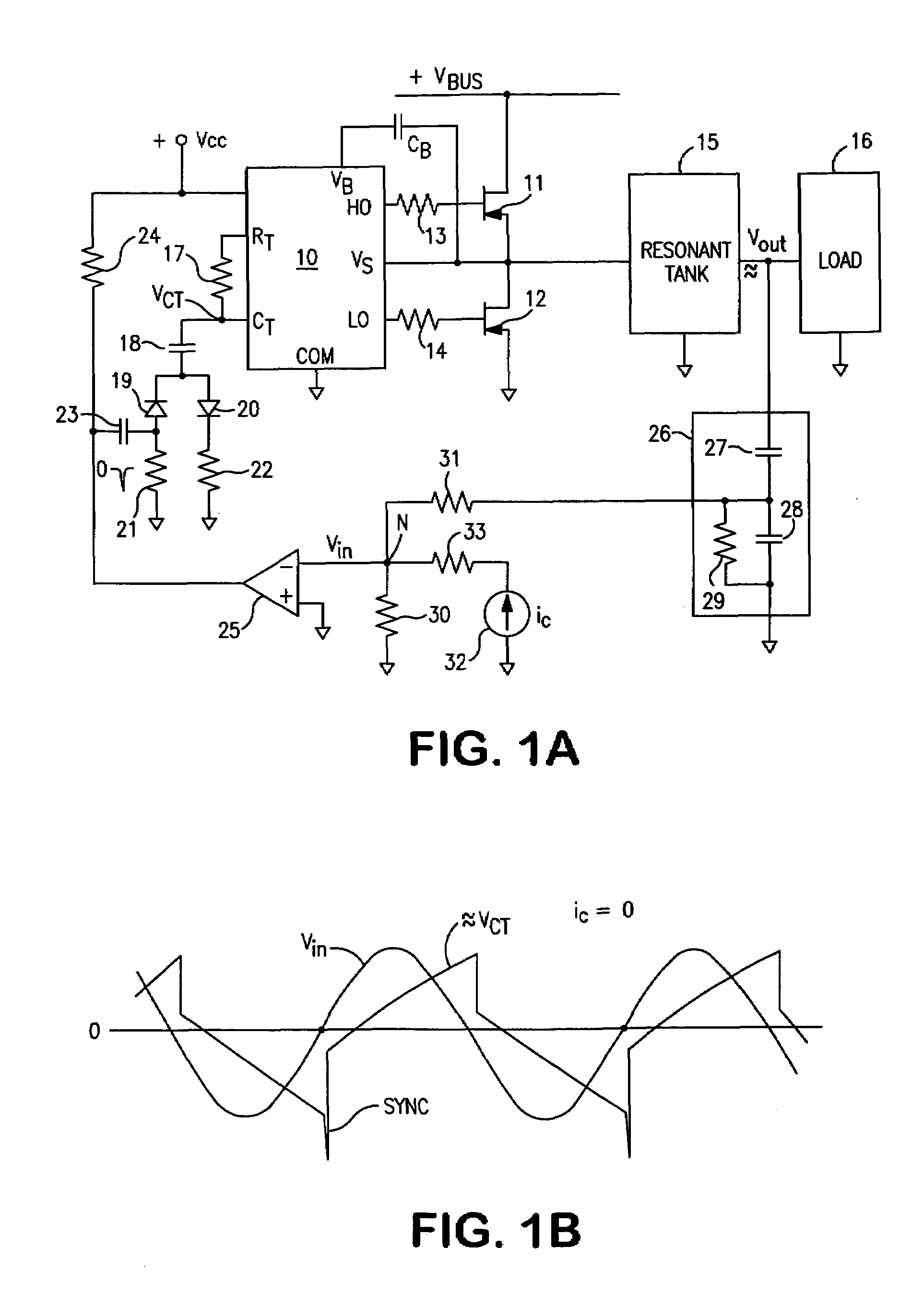 Control system for a resonant inverter with a self-oscillating driver