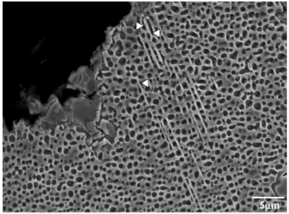 Thermal corrosion resistance nickel-based high-temperature alloy having stable structure