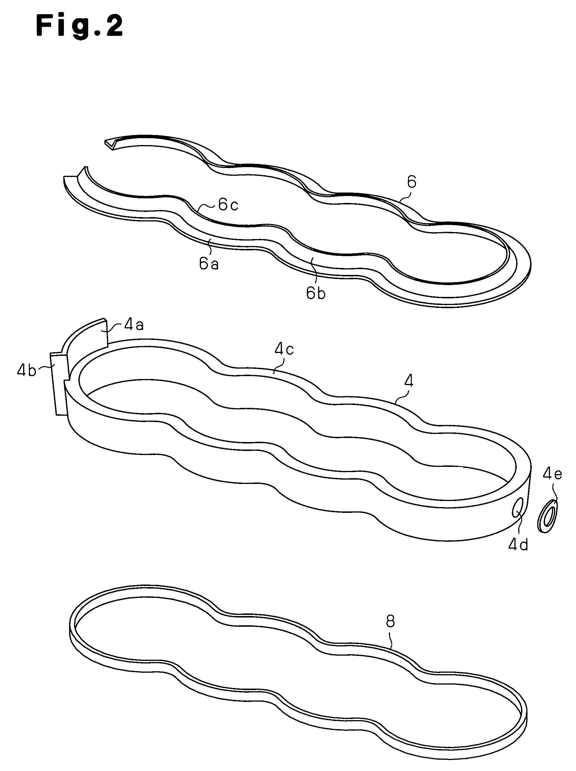 Cooling passage partition for an internal combustion engine