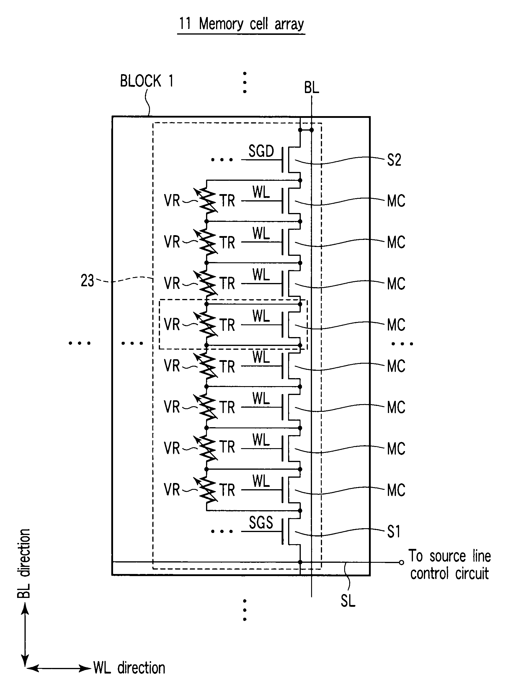 Nonvolatile semiconductor memory device and data erase/write method thereof