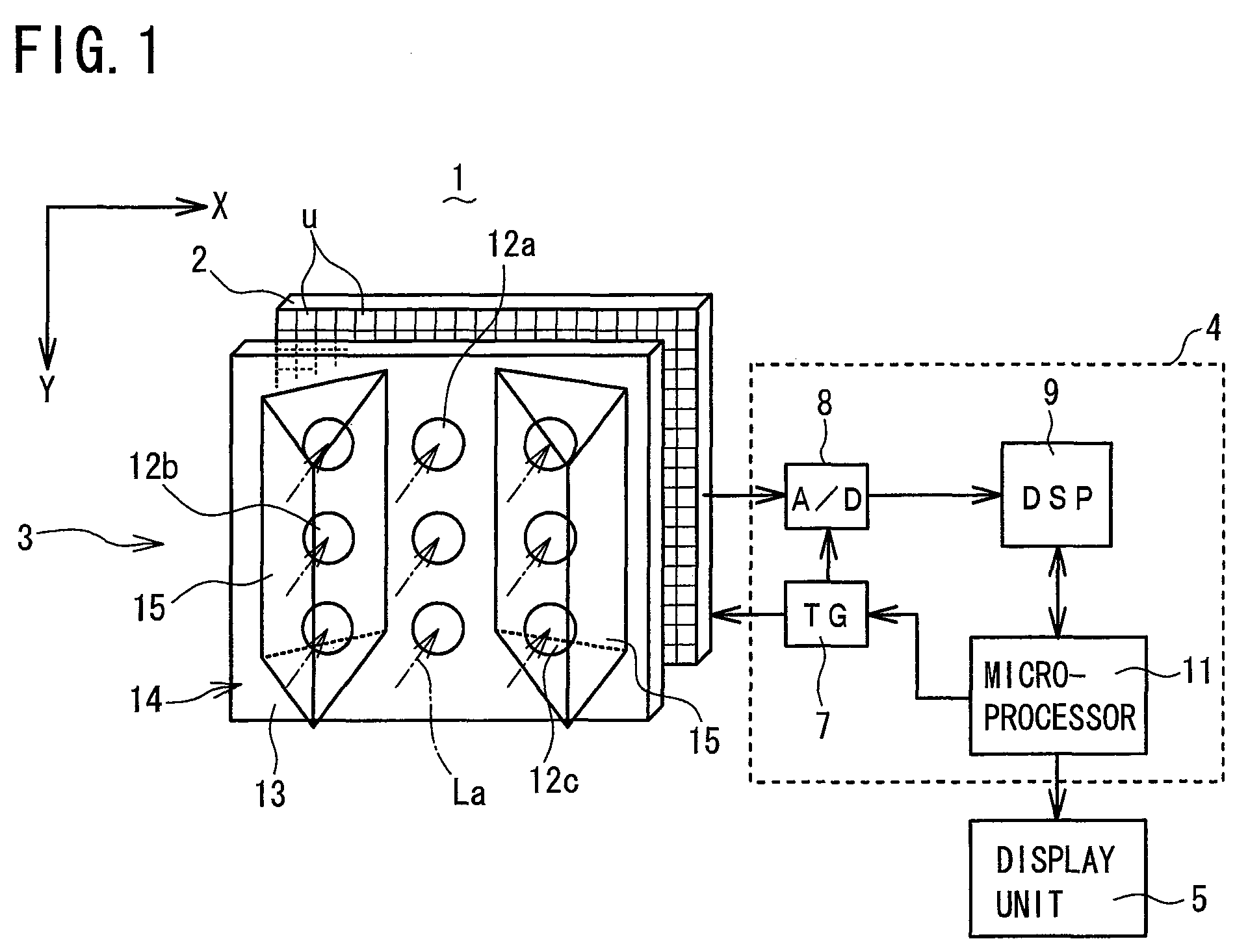 Motion detection imaging device