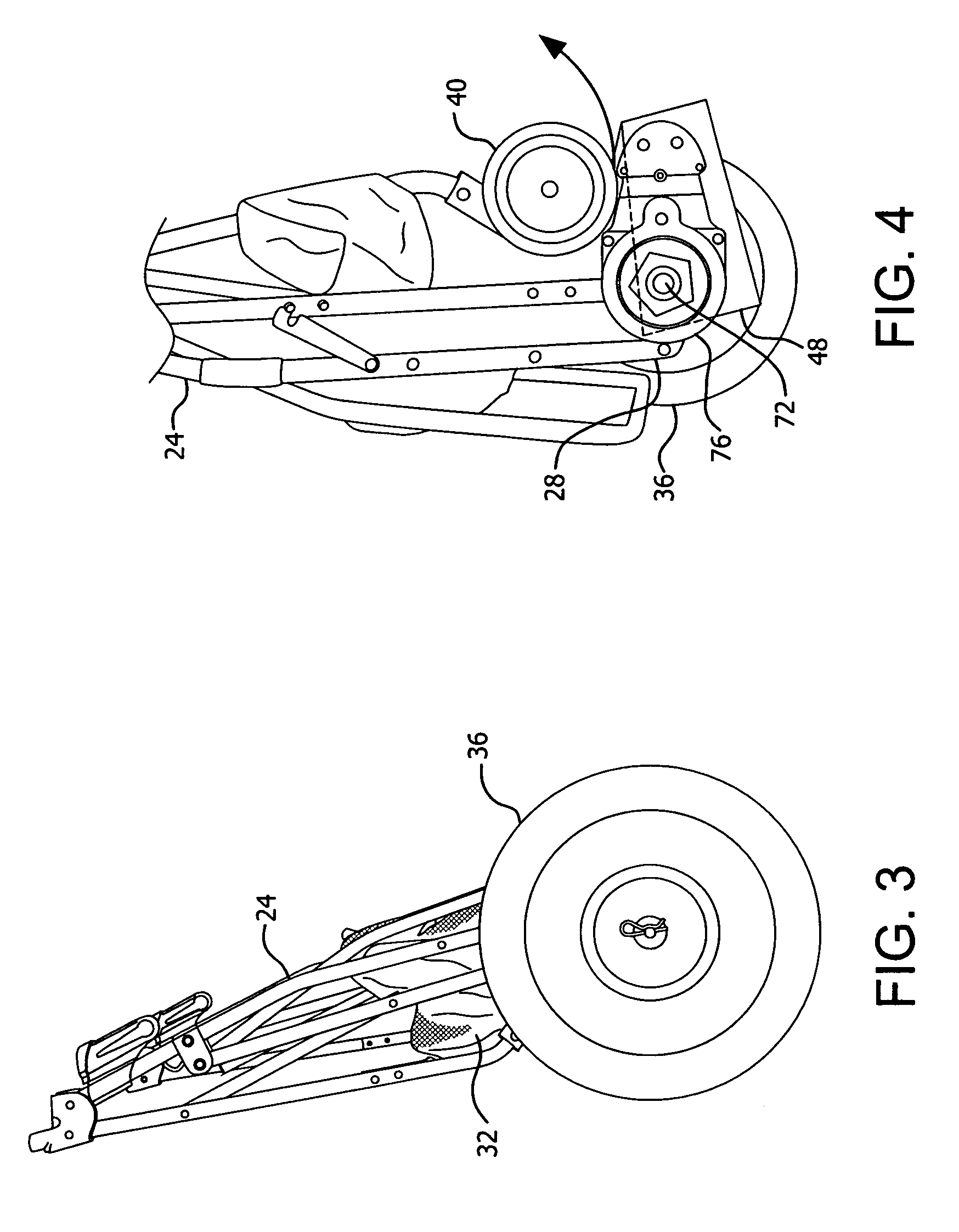 Motorized beach cart