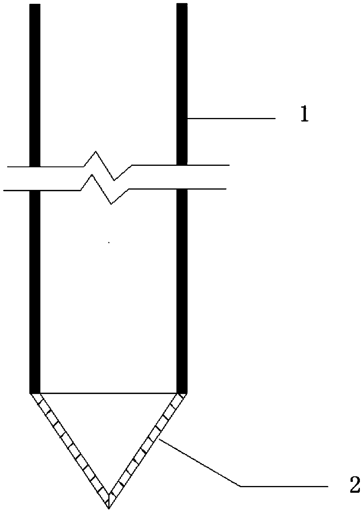 Tube-sinking cast-in-situ pile device suitable for expansive soil region and construction method