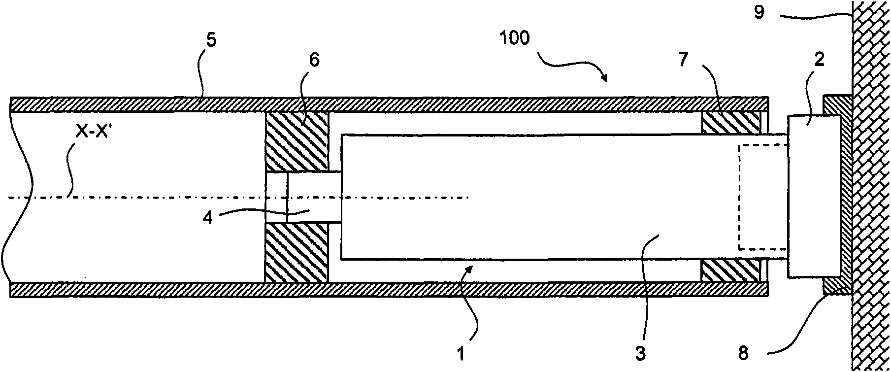 Tubular actuator for driving a roller shutter