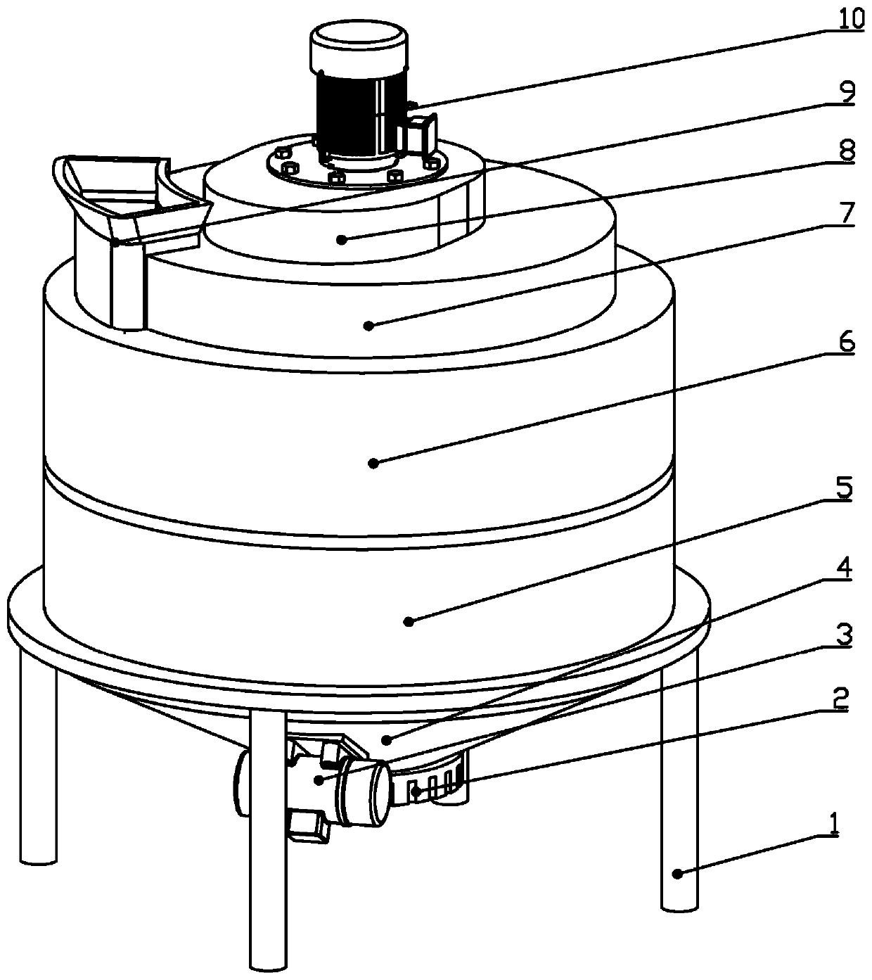 Medicine grinding device for treatment of endocrine disorders of traditional Chinese medicine