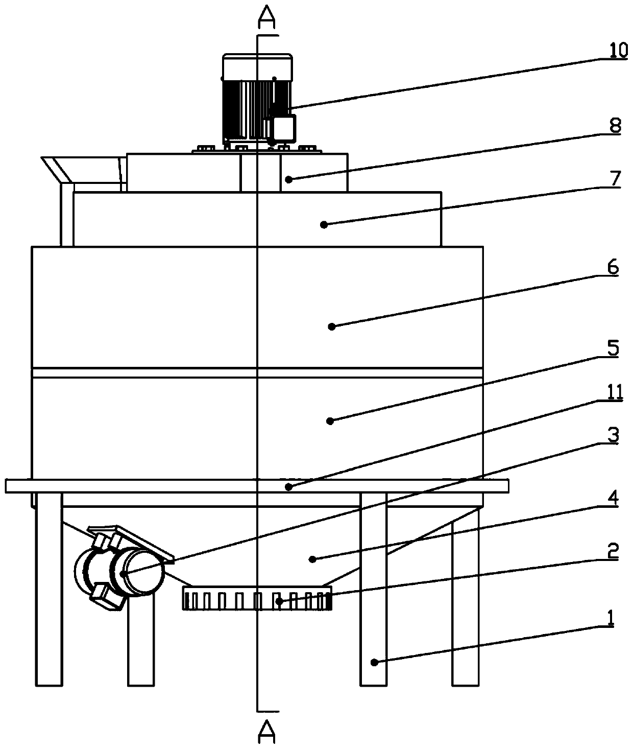 Medicine grinding device for treatment of endocrine disorders of traditional Chinese medicine