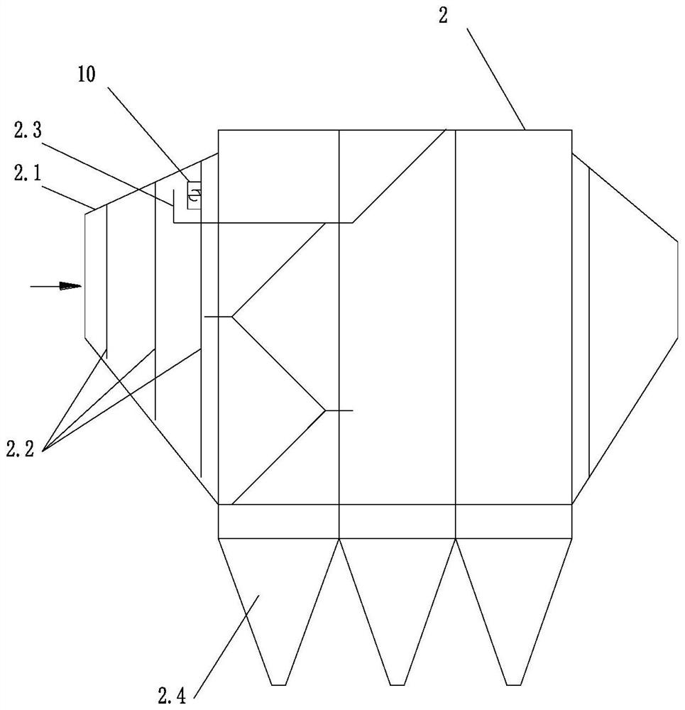 High temperature flue gas evaporative desulfurization wastewater treatment system