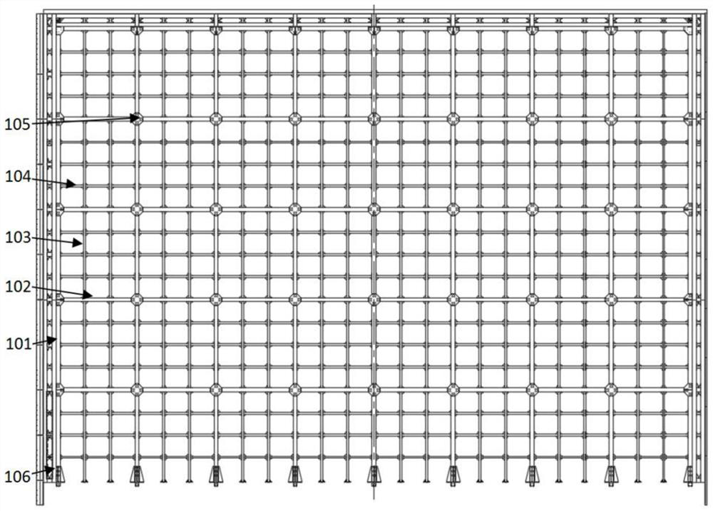 Ultra-large electrically-driven soundproof door structure of wind tunnel anechoic chamber plenum chamber