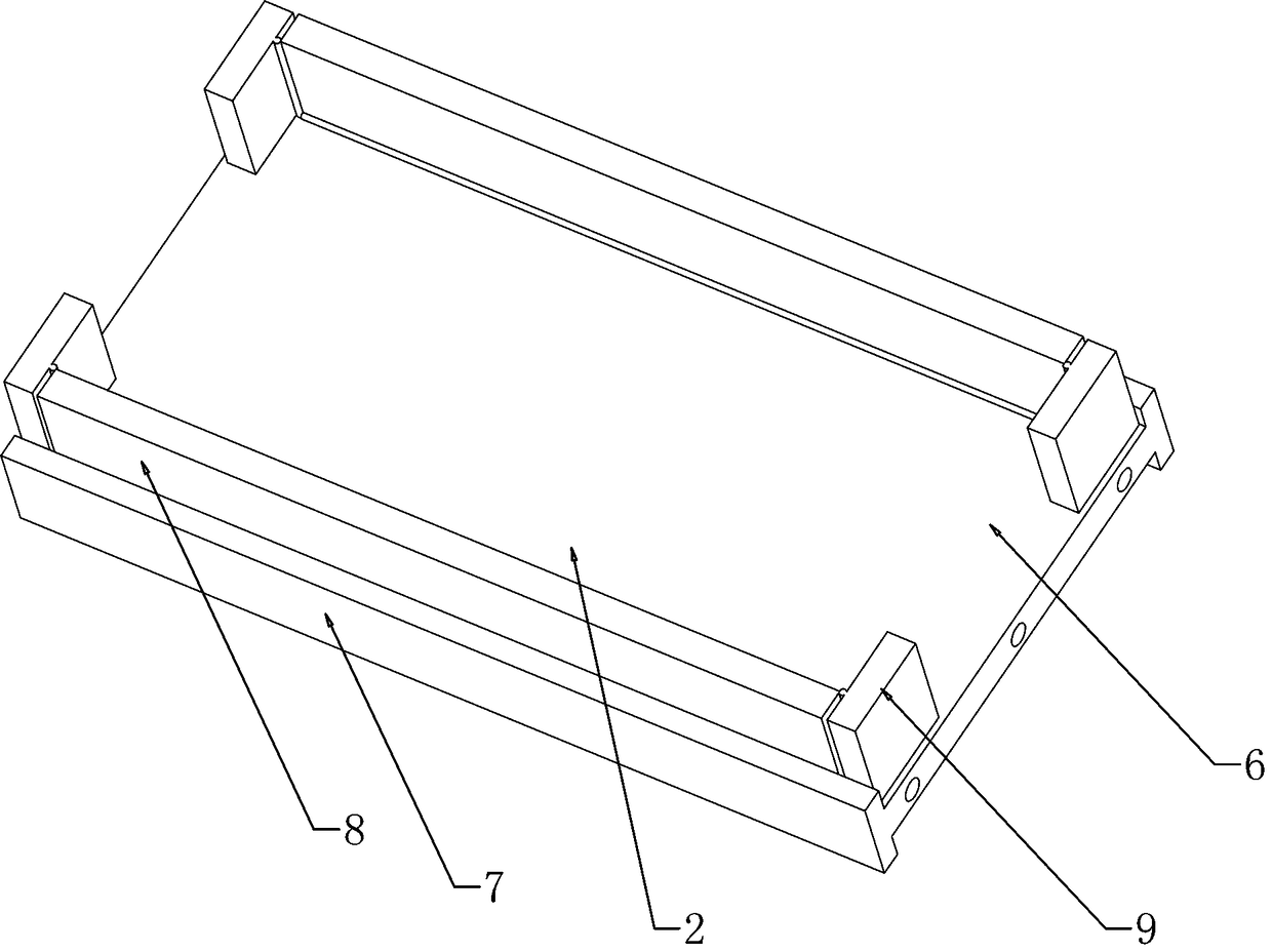 Glass semi-finished product transferring support