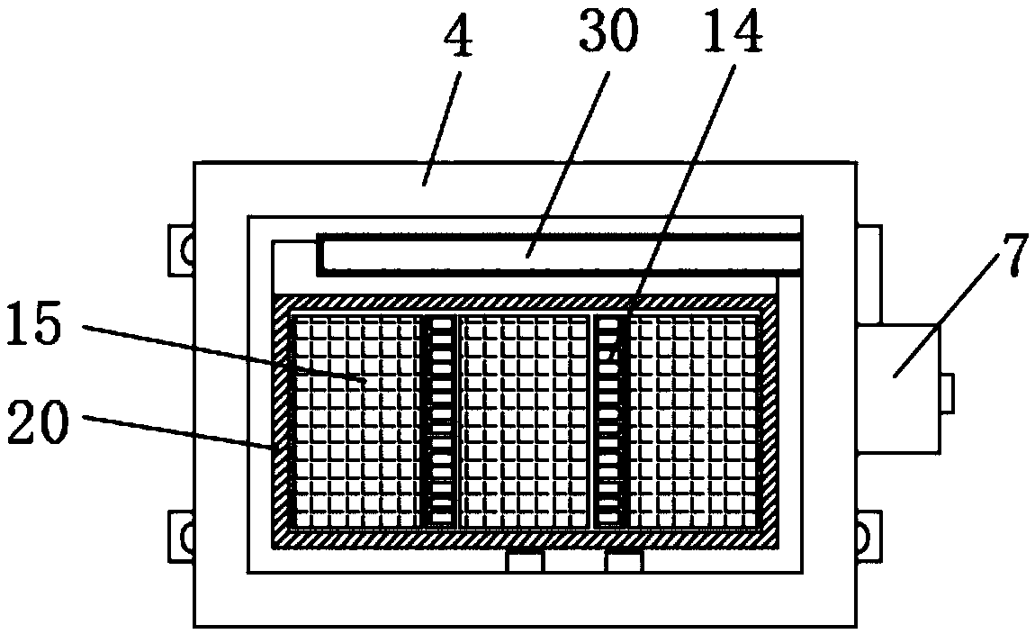 Battery box for new energy electric vehicle