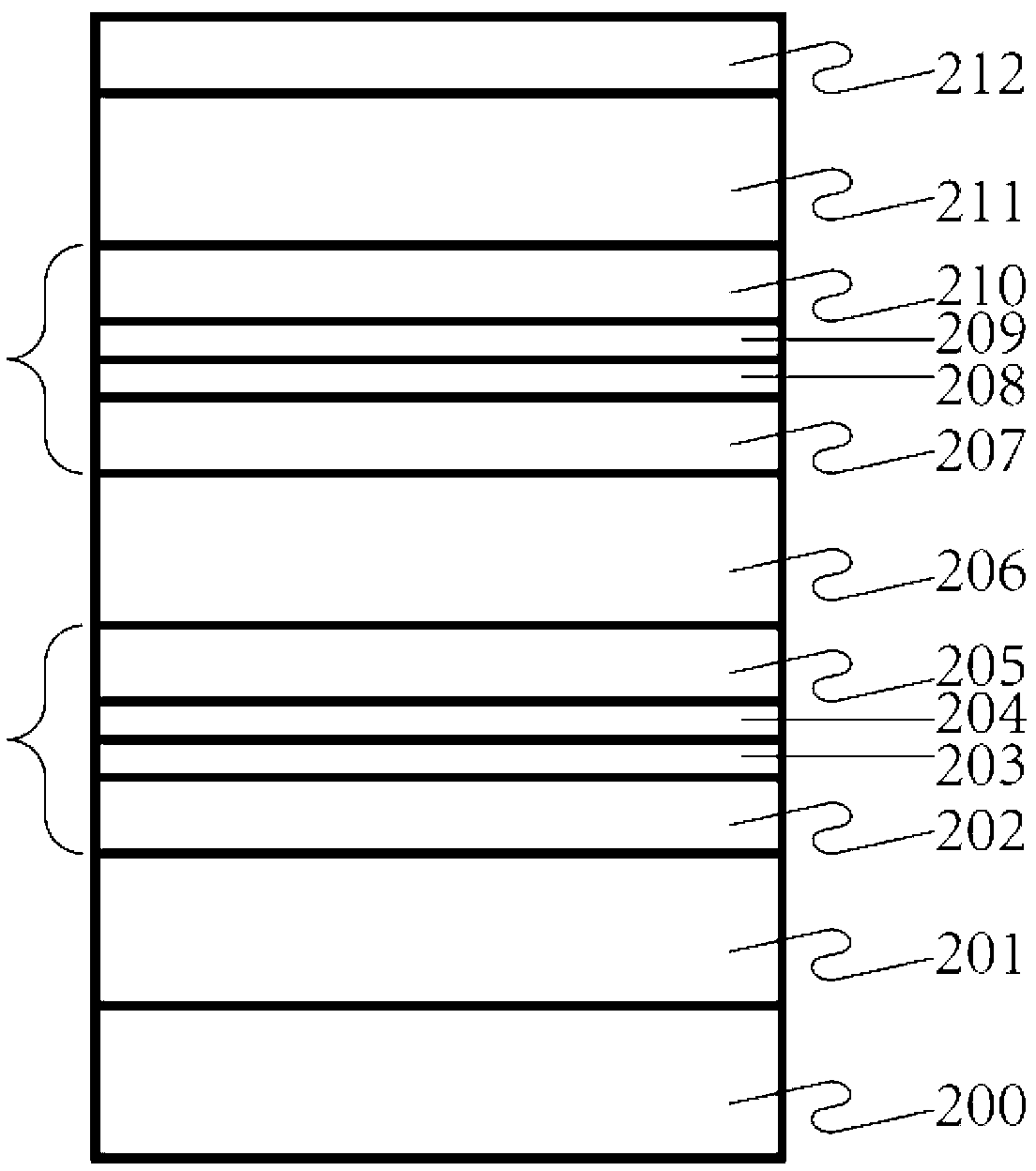 Wide-band gap multi-heterojunction tunnel junction structure