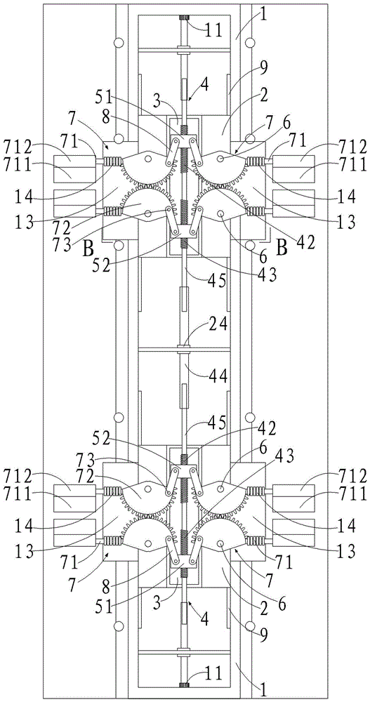 A mechanical garage vehicle reinforcement pushing platform