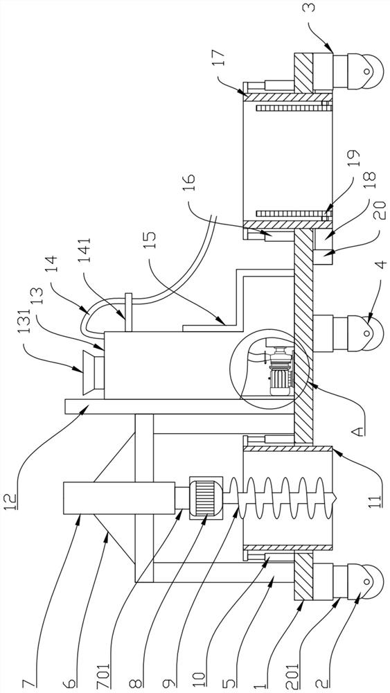 Tree planting auxiliary device